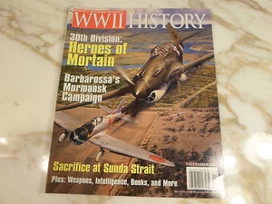 WWII HISTORY Magazine, November 2003 (Volume 2-Number 6)- Military Heritage WW2 - Picture 1 of 2