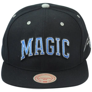 NBA Mitchell Ness Orlando Magic Jordan KJ18190 Black Snapback Flat Bill Hat Cap  - Bild 1 von 4