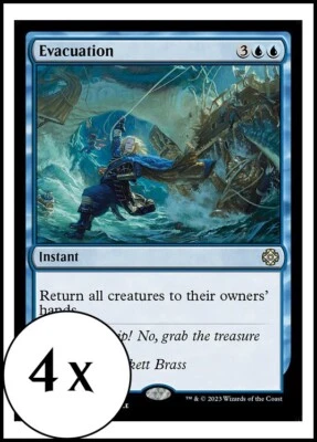MTG - 4 x Evacuation - Lost Caverns of Ixalan - Playset 4x x4 - Image 1 of 2