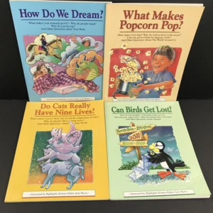 Highlights Jack Myers Do We Dream, Cats Nine Lives, Birds Lost, Popcorn Lot of 4 - Picture 1 of 10