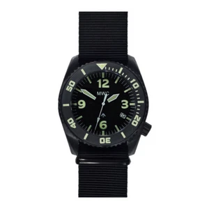 MWC 1000mt Automatico Acciaio PVD Nero Zaffiro Ceramica Tessuto Orologio Uomo - Foto 1 di 8