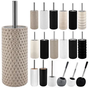 Klobürste WC Bürste Klobürstenhalter Garnitur Toilettenbürste Keramik Stand - Bild 1 von 35
