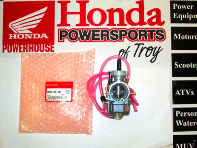 NUEVO CONJUNTO DE CARBURADOR GENUINO HONDA OEM 2003-2004 CR85R 16100-GBF-B01 * Foto 1 de 3