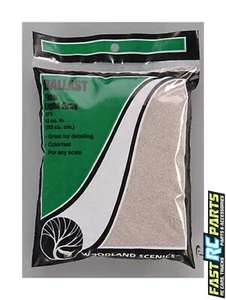 Woodland Scenics ~Hobby HO Scale Train Ballast Fine Light Gray WOOB74 - Picture 1 of 1