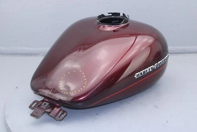 Harley Electra Glide 2017 tanque de gasolina misterioso y velocidad rojo Sunglo SM DENT Foto 1 de 4