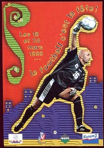 carton publicitaire . football en fête Montpellier Sochaux . 1999 - Bild 1 von 1