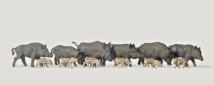 Merten 0215028 Wildschweine, H0 - Picture 1 of 1