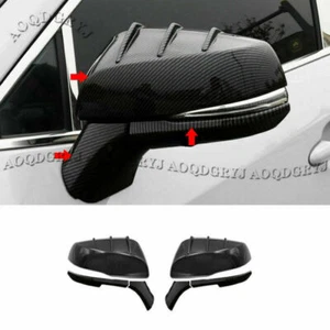 For Toyota RAV4 2019-2023 Carbon Fiber ABS RearView Side Mirror Cover Trims 6X - Picture 1 of 5