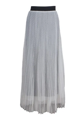 Falda midi de tul a lunares talla 1/S Maje para mujer H18JESI Foto 1 de 4