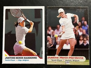 Lot of 2 different Justine Henin-Hardene Cards - Sports Illustrated for Kids