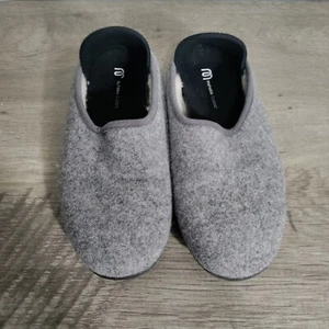 Mahabis Shoes Womens Classic Slippers Wool Slip On Grey Size 38 US 7.5 - Picture 1 of 9