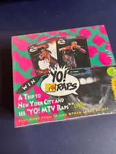 Yo Raps MTV Rap Cards Sealed Box! 36 Unopened Packs Of 90s Top Rappers!! 