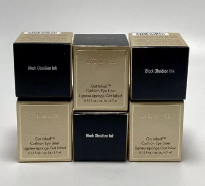 6x Stila Got Inked Cushion Eye Liner Shade Black Obsidian Ink 4.7ml New In Box - Image 1 of 2