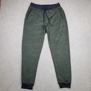 Under Armour Cold Gear Joggers Mens L Green Camo Sweatpants Drawstring Active - Picture 1 of 11
