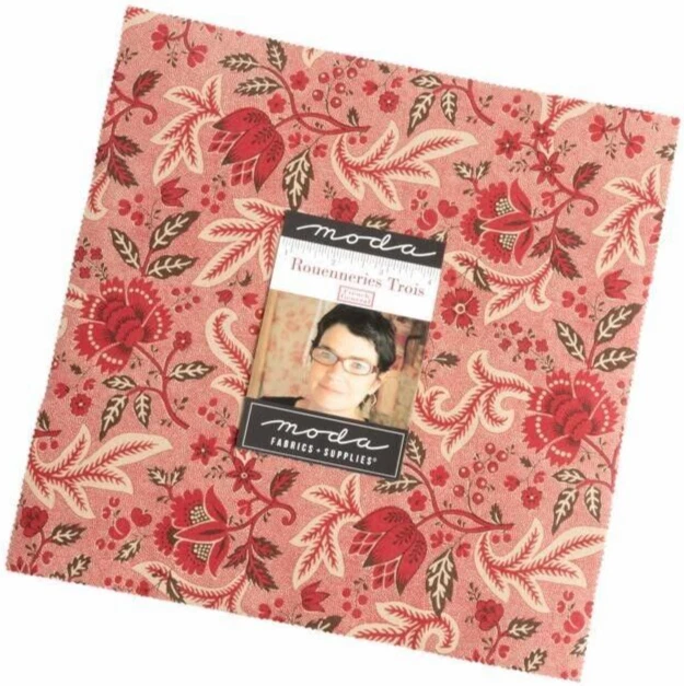 ROUENNERIES TROIS Layer Cake Moda Fabric Quilting French General Cottage 13960LC - Image 1 of 4