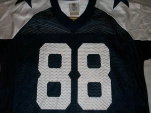 Dez Bryant 88 Dallas Cowboys NFL Blue Reebok Throwback Vintage Jersey Boys Large - Picture 1 of 4