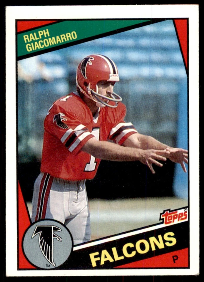 1984 TOPPS^ RALPH GIACOMARRO ATLANTA FALCONS #214 - Image 1 of 2