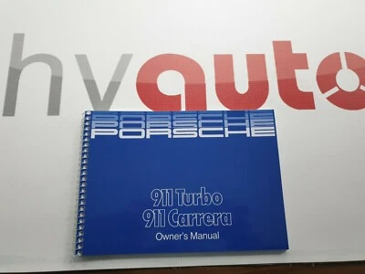 OEM US Istruzioni D'Uso Manuale Porsche 911 Turbo 3.3&911 Carrera 3,2 Modello G - Immagine 1 di 4