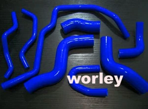 Blue Hose for VW GOLF GTI MK5 MKV 2.0L FSI Turbo 2003-2009 Silicone Radiator - Picture 1 of 6
