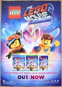 LEGO The Movie 2 RARE PS4 XBOX ONE 59cm x 84cm Promotional Poster - Picture 1 of 1