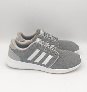 Adidas Running Sneakers Womens 9 Grey White Athletic Training Walking Shoes Fit