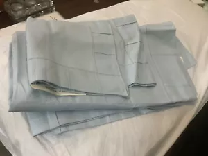 Ariana Italy NWT 3pc Sham Set 100% Linen Blue High Quality Italian Linen - Picture 1 of 8