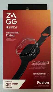 Zagg GlassFusion 360 Clear Bumper Displayschutzfolie Apple Watch Ultra 1 2 3 49mm - Bild 1 von 4
