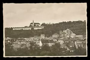 RPPC Postcard Czech Republic • Panoramic View of Fulnek 1931c • Unposted Divided - Picture 1 of 2