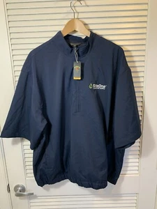 NWT Monterey Club Men's XL Black Zip Jacket Fords Colony Country Club - Picture 1 of 7