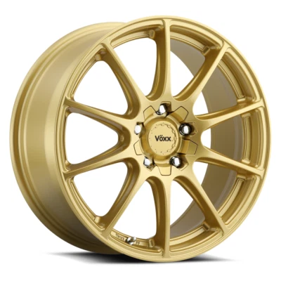 VOXX Cotto Rim 17X7.5 5X100/5X114.3 Offset 40 Gold (Quantity of 4) Foto 1 de 2