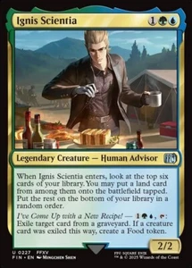 MTG Magic FIN Final Fantasy - 1x EN NM 0227 U Ignis Scientia - Imagen 1 de 1