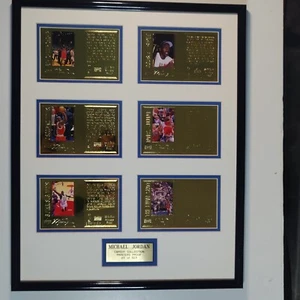 1999 Upper Deck Michael Jordan 22kt Gold Printers Proof Career Collection #/323 - Picture 1 of 13
