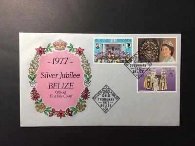 BroadviewStamps Belize FDC #383-85 VF. - Image 1 of 3