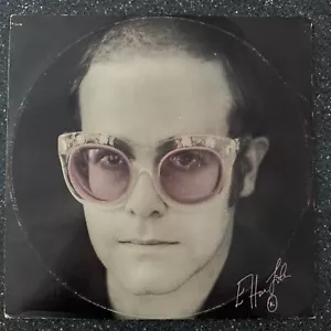Elton John Caribou LP Vinyl Record DJLPH 439, With Lyric Inner, No Cover UK 1974 - Picture 1 of 5