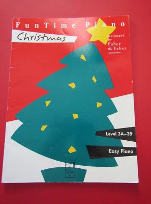 Fun Time Piano - Christmas Level 3A-3B - Easy Piano 16 songs 1988 song book - Image 1 of 4