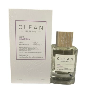 Perfume Clean Reserve Velvet Flora 3,4 OZ eau de parfum para mujeres hombres unisex nuevo en caja Foto 1 de 3
