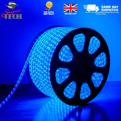 Bright 12mm 220v PCB Blue LED Strip Light SMD 5730 IP67 Waterproof, Wholesale UK - Image 1 of 4