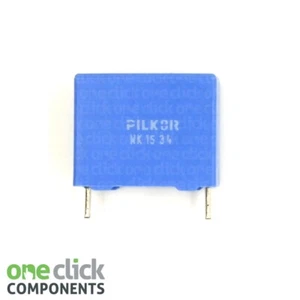 New PILKOR BC MKP372 0.82UF 500V P15MM 820NF Blue Film Capacitor - Picture 1 of 1