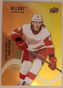 2022-23 Allure Chase Pearson Orange-Yellow Card # SF-20 Detroit Red Wings