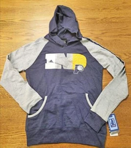 Adidas NBA Indiana Pacers Youth M 10/12 L/S Hoodie Blue Gray FAST SHIP! AA9 - Picture 1 of 1