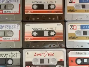Novelty Cassette Tape Gift Tin with Fruit Drops Ideal Gift - Picture 1 of 14