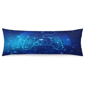 Game Controller Body Pillow Cover for Boys Gifts Gamer Gaming Printed Long Pi... - Picture 1 of 7