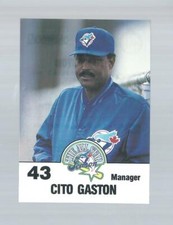 vintage CITO GASTON toronto blue jays FIRE FACT Oh Henry!