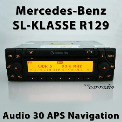 Original Mercedes R129 Navigationssystem Audio 30 APS SL-Klasse W129 Radio Navi - Bild 1 von 4