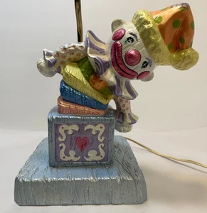 Vintage Nowells Molds 1982 Ceramic Jack in the Box Clown Lamp - Picture 1 of 12