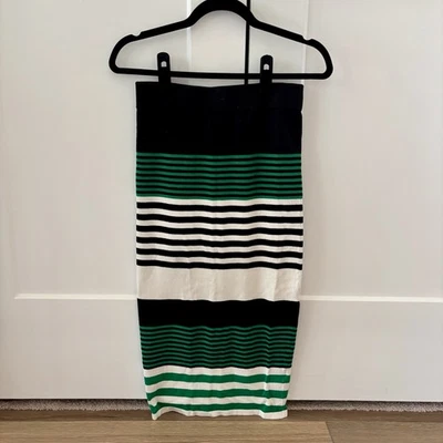 Falda tejida a rayas Torn by Ronny Kobo talla M Foto 1 de 4