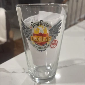 GUY FIERI'S AMERICAN KITCHEN-BAR RESTAURANT CANCUN PROMO 16 Oz BEER PINT GLASS - Picture 1 of 5