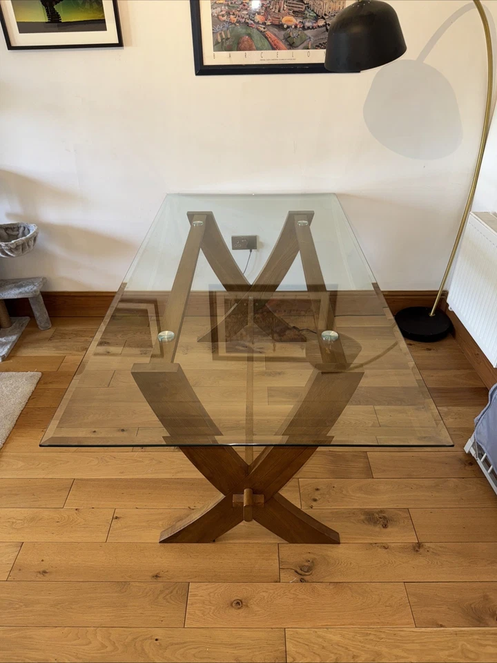 Glass Dining Table - Image 1 of 4
