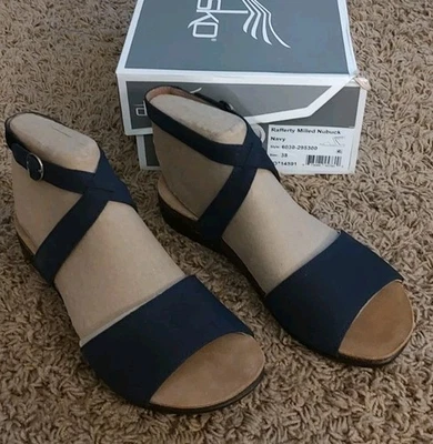 Sandalia Dansko para mujer con correa al tobillo azul marino para mujer talla 7,5-8 Foto 1 de 4