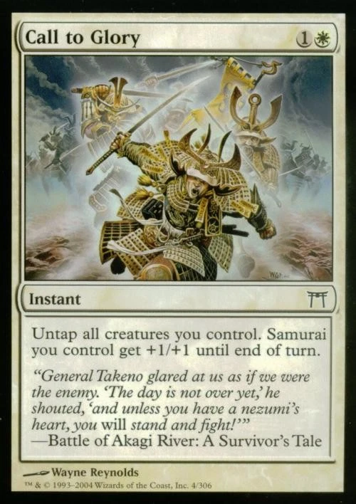 Call to Glory - Medium Play MTG Champions of Kamigawa - Image 1 of 1